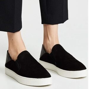 Vince Garvey Suede Leather Slip-On 8.5 Sneakers Platform